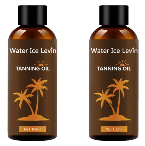 Water Ice Levin Hydrating Tanning Oil for Smooth Radiant Skin 100g