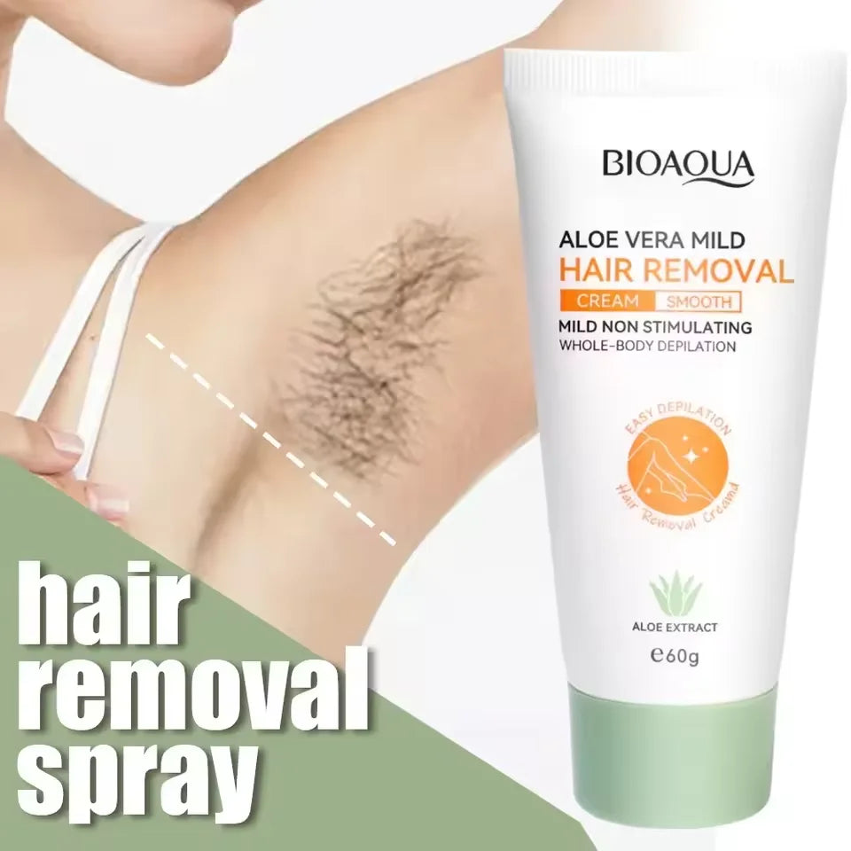 Pain-Free Aloe Vera Hair Removal Cream for Sensitive Skin - 3