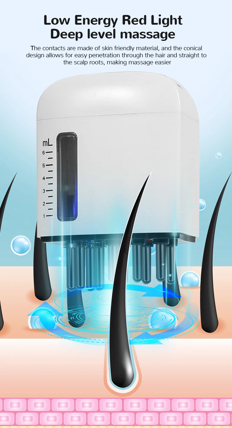 Electric Scalp Massager and Hair Oil Applicator - 8