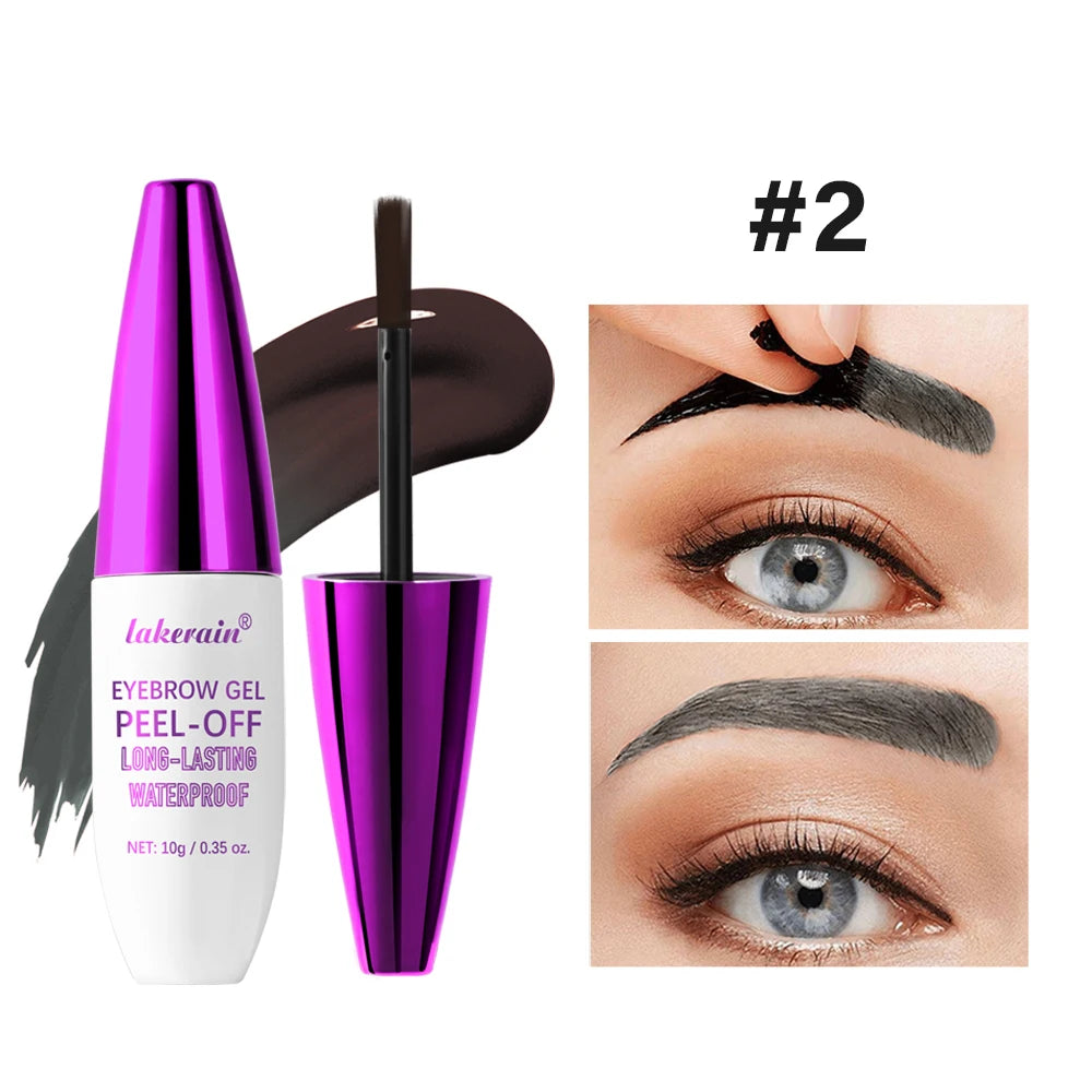 Long-Lasting Waterproof Peel-Off Eyebrow Tint Gel - 18