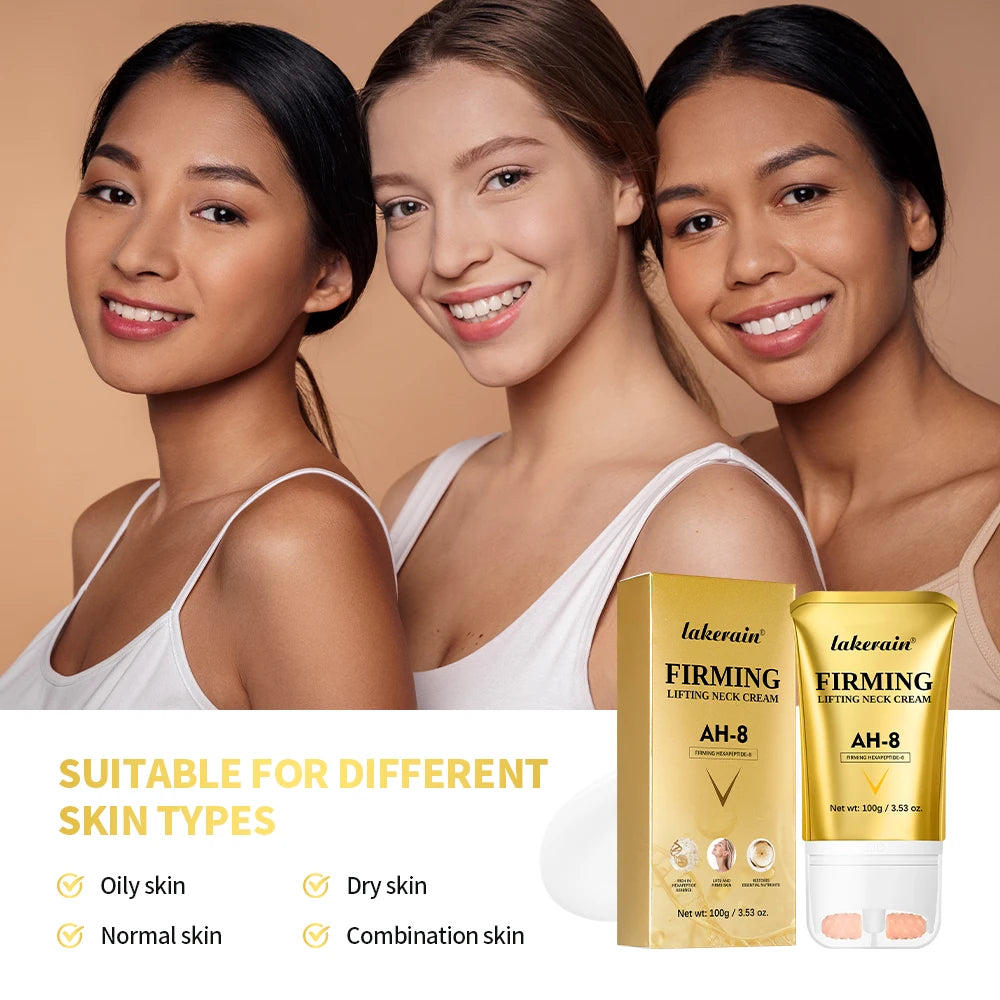 Firming and Lifting Neck Cream with Roller Applicator