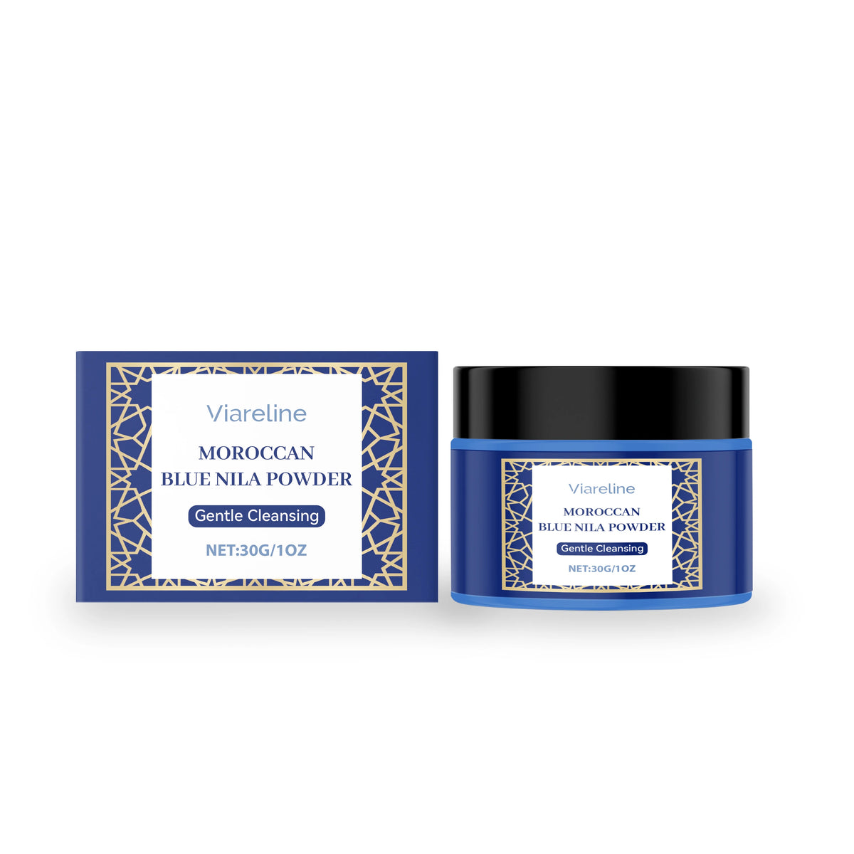 Moroccan Blue Nila Brightening Face Mask Powder