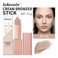 2-in-1 Cream Bronzer and Contour Stick for Sculpted Face Makeup