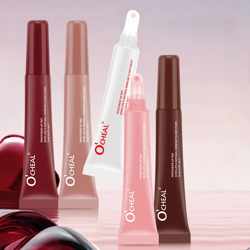 O'CHEAL Moisturizing Lip Gloss Waterproof Long Lasting Tinted Makeup - 5