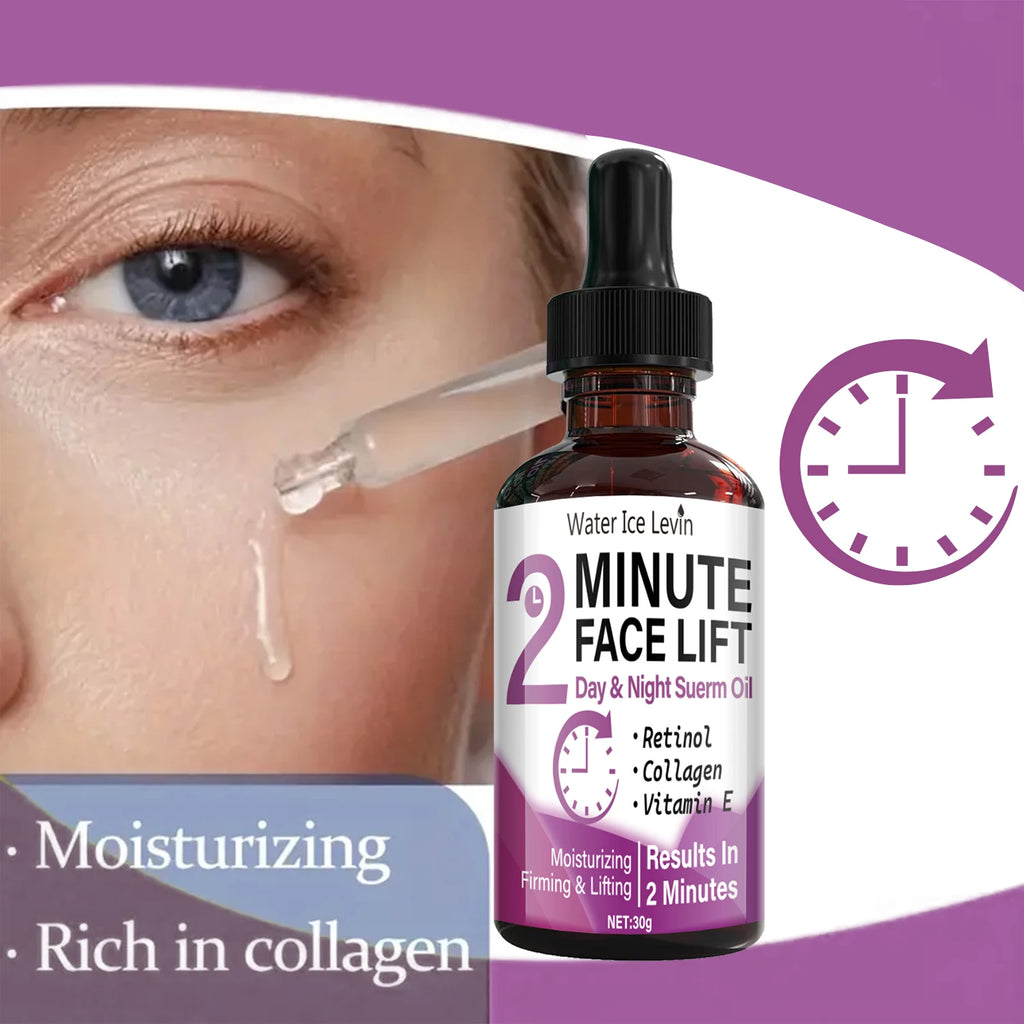 2 Minute Face Lift Serum Retinol and Collagen Firming Anti Aging Oil