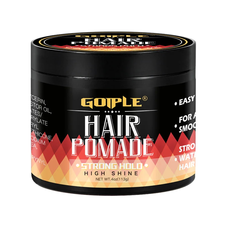 Goiple 360 Wave Shampoo and Strong Hold Hair Pomade Styling Set