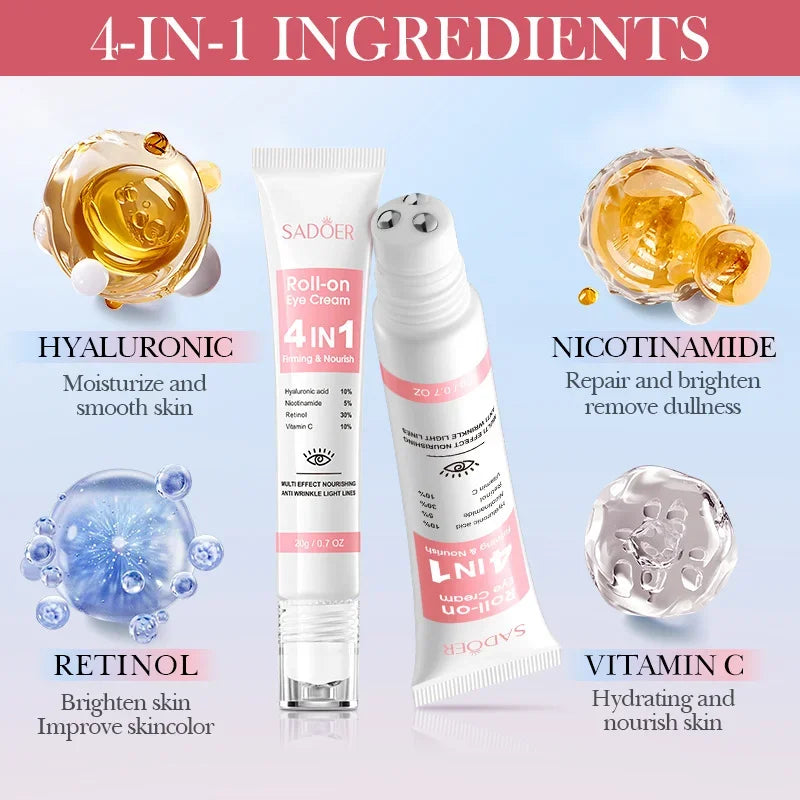 Retinol Anti-Aging Eye Cream for Dark Circles and Puffiness