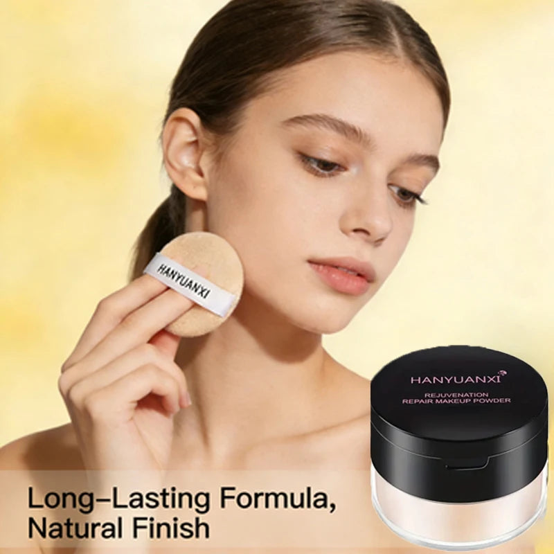 Hanyuanxi Matte Loose Powder Waterproof Long Lasting Finishing Powder - 7