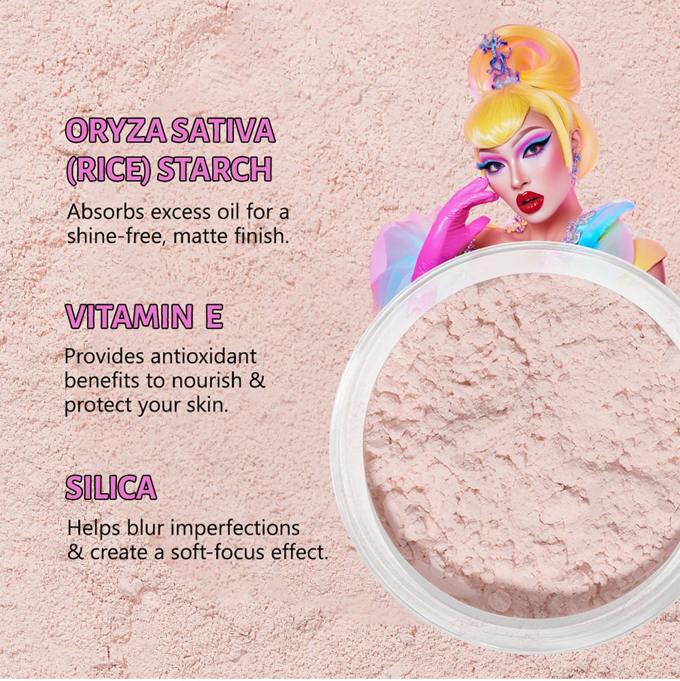 Matte Finish Loose Setting and Baking Powder