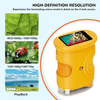 Portable Handheld Digital Microscope for Kids