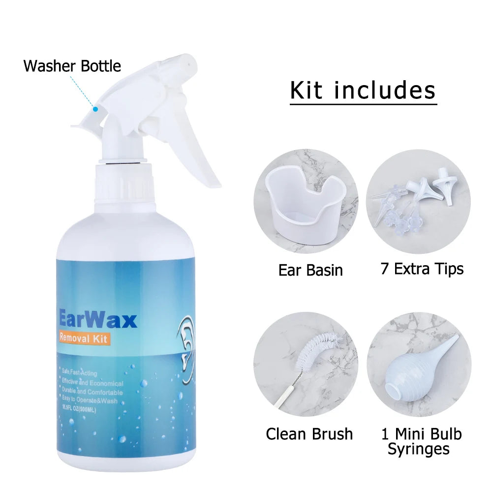 Electric Ear Wax Removal Irrigation System for Adults and Kids