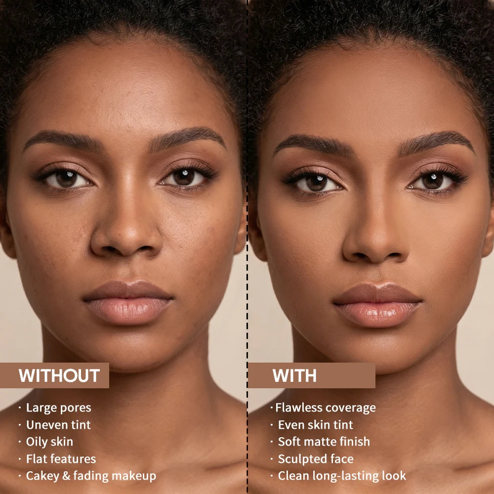 Matte Bronze Pressed Powder for Natural Sun-Kissed Look - 4