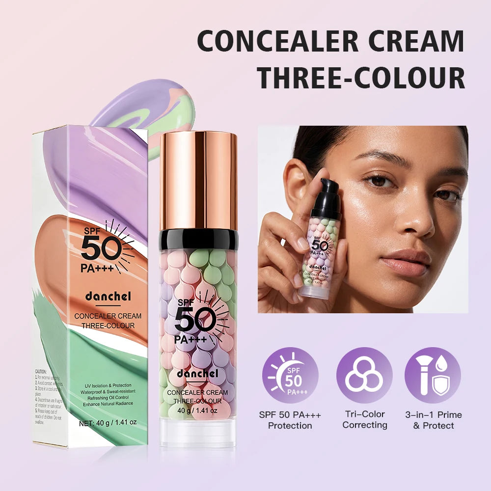 3-in-1 Color Correcting Primer and SPF 50 Sunscreen - 7
