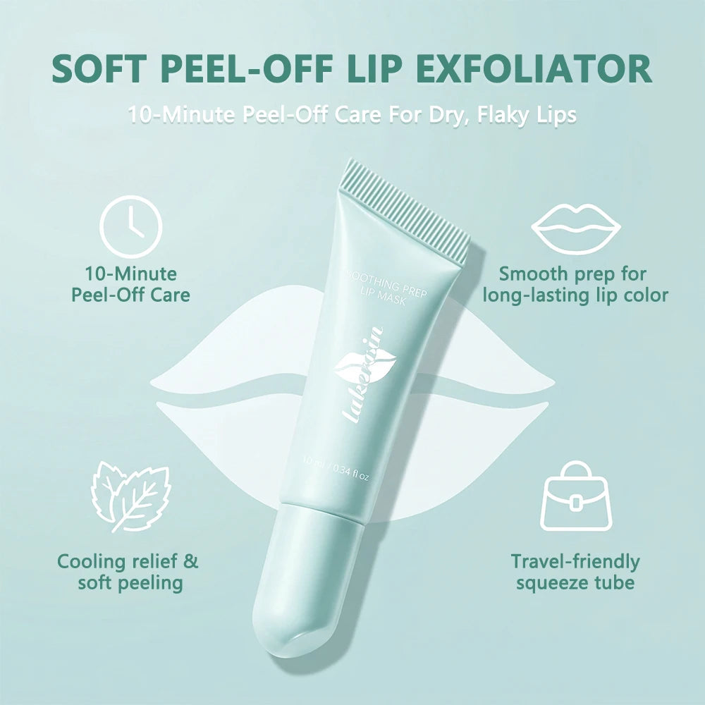 Cooling Peel-Off Hydrating Lip Mask for Dry Chapped Lips