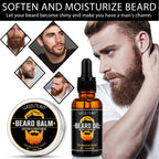 Beard Care Kit Sandalwood Grooming Set for Men Growth and Softening