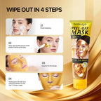 Bosuya 24K Gold Peel Off Facial Mask Deep Pore Cleansing Skin Treatment