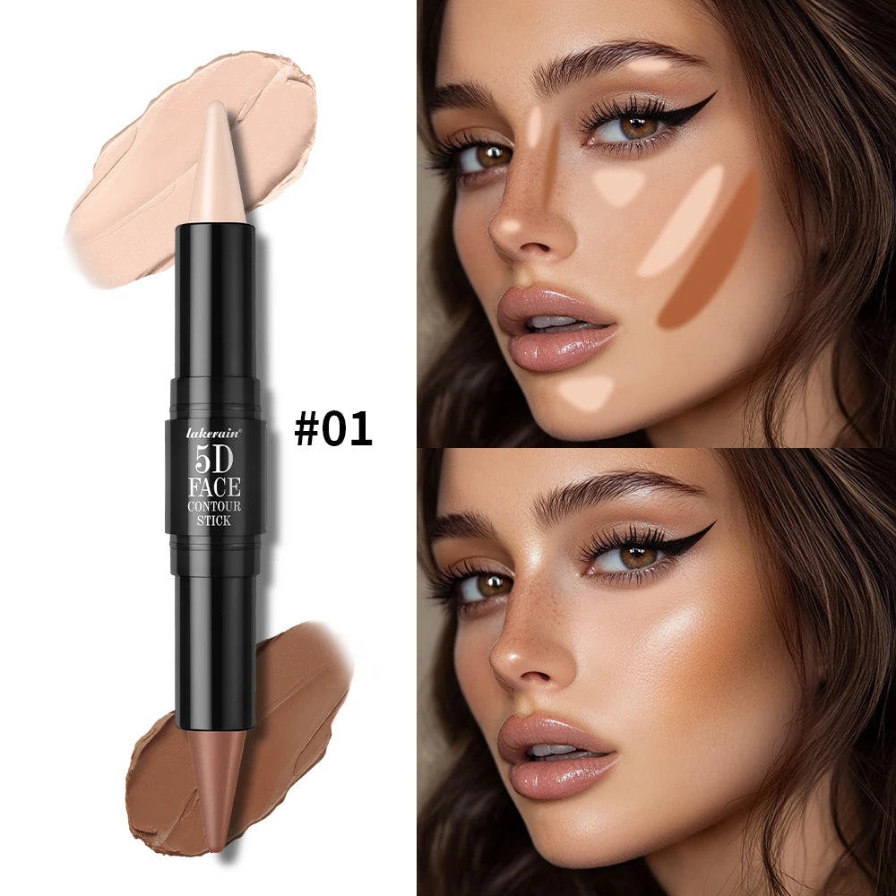 Dual-Ended Cream Contour and Highlighter Stick