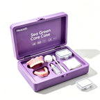 Realistic Cosmetic Denture Set with Portable Storage Case