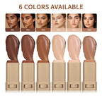 Matte Foundation Stick and Setting Powder Makeup Set