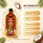 YUITIKUE Coconut Sunless Tanning Oil Moisturizing Bronze Glow Body Bronzer