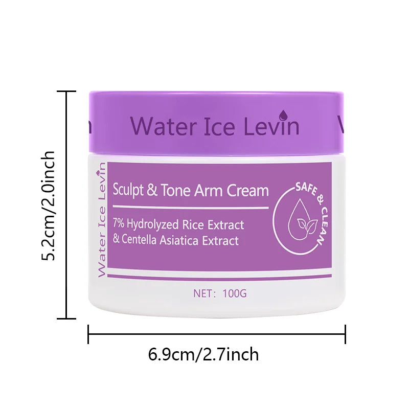 Water Ice Levin Arm Firming Cream Rice Extract Skin Tightening 100g