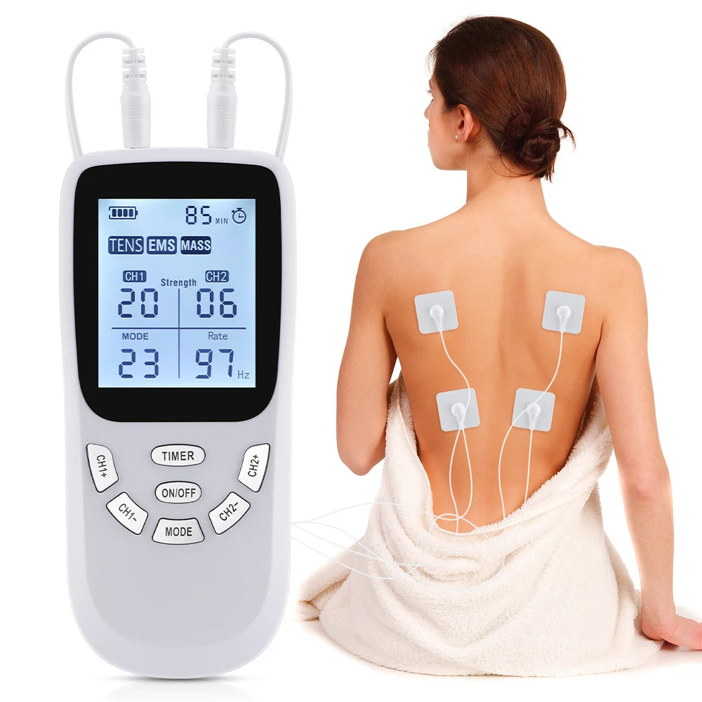Digital TENS EMS Muscle Stimulator for Pain Relief and Recovery