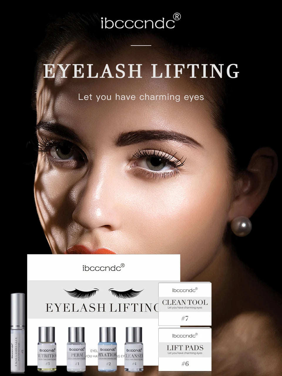 Professional Eyelash Lifting and Perming Kit for Home Use