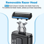 Portable Retractable Manual Shaver for Travel