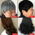 100ml 3 in 1 Herbal Hair Dye Shampoo for Gray Hair Coverage