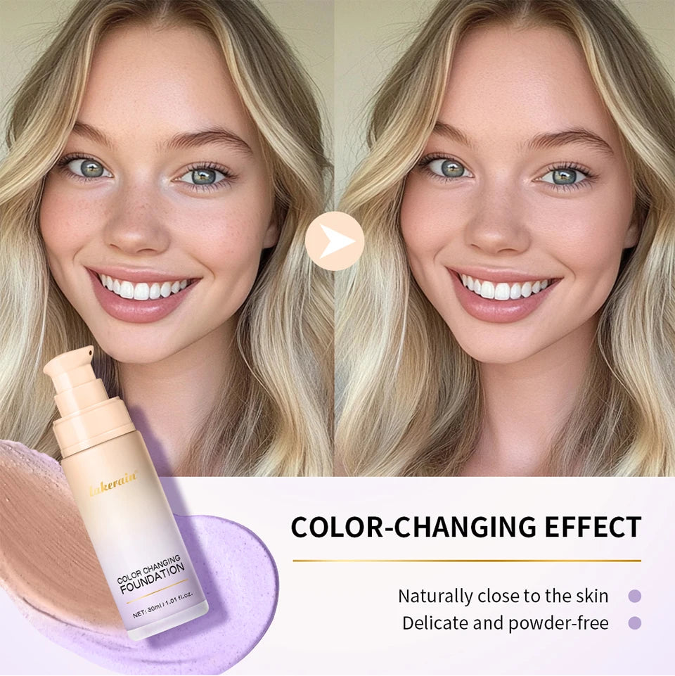 Color Changing Liquid Foundation for Radiant Skin