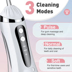 Portable Rechargeable Oral Irrigator Water Flosser for Teeth