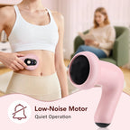 Portable Cordless Body Massaging Wand with 5 Massage Heads