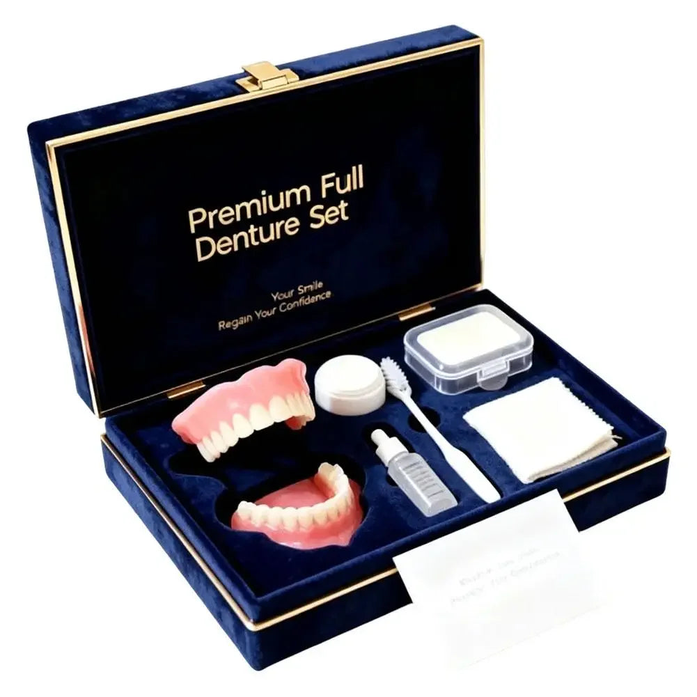 Temporary Full Denture Set for Instant Smile Correction