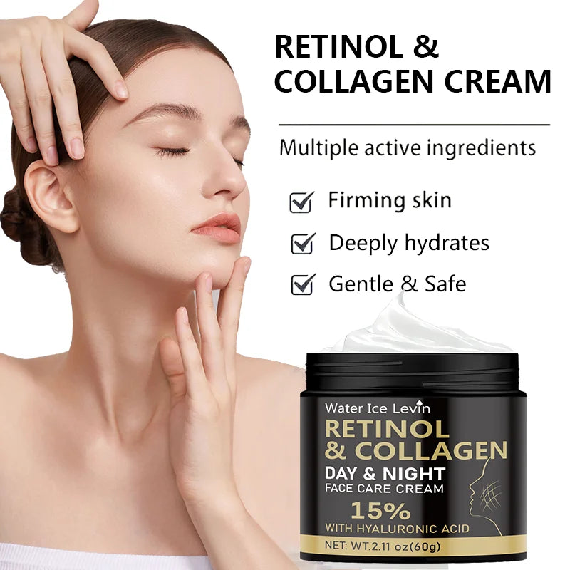 Retinol Collagen Face Cream Vitamin C Moisturizer for Anti Aging