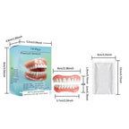 Temporary Cosmetic Denture Set for Smile Improvement