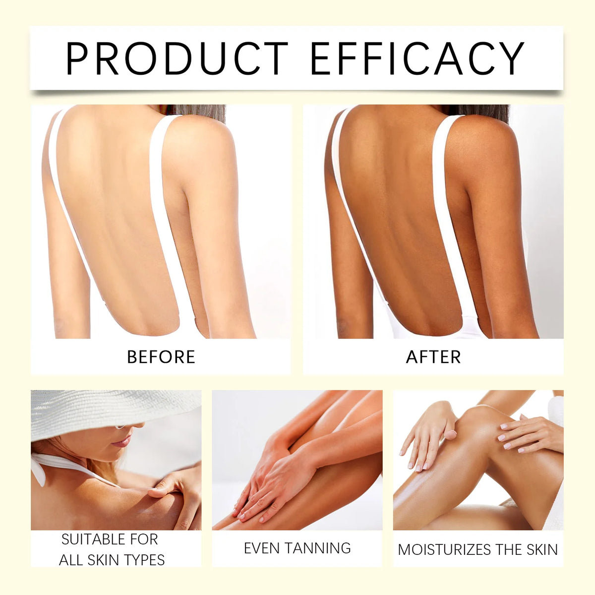 Intensive Tanning Accelerator Cream for Face and Body