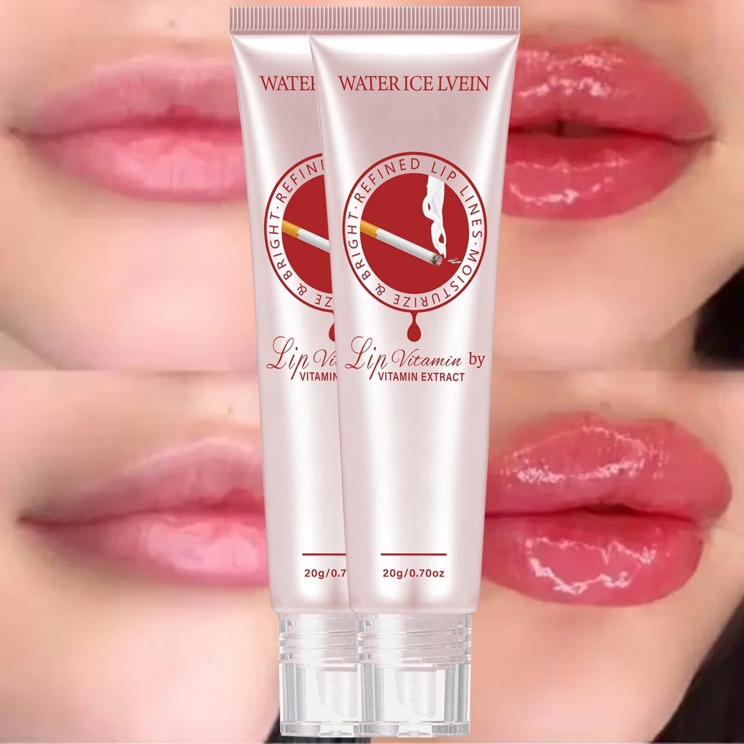 Peptide Lip Plumper Moisturizing Balm Aloe Vera Volumizing Lip Care 20g - 2