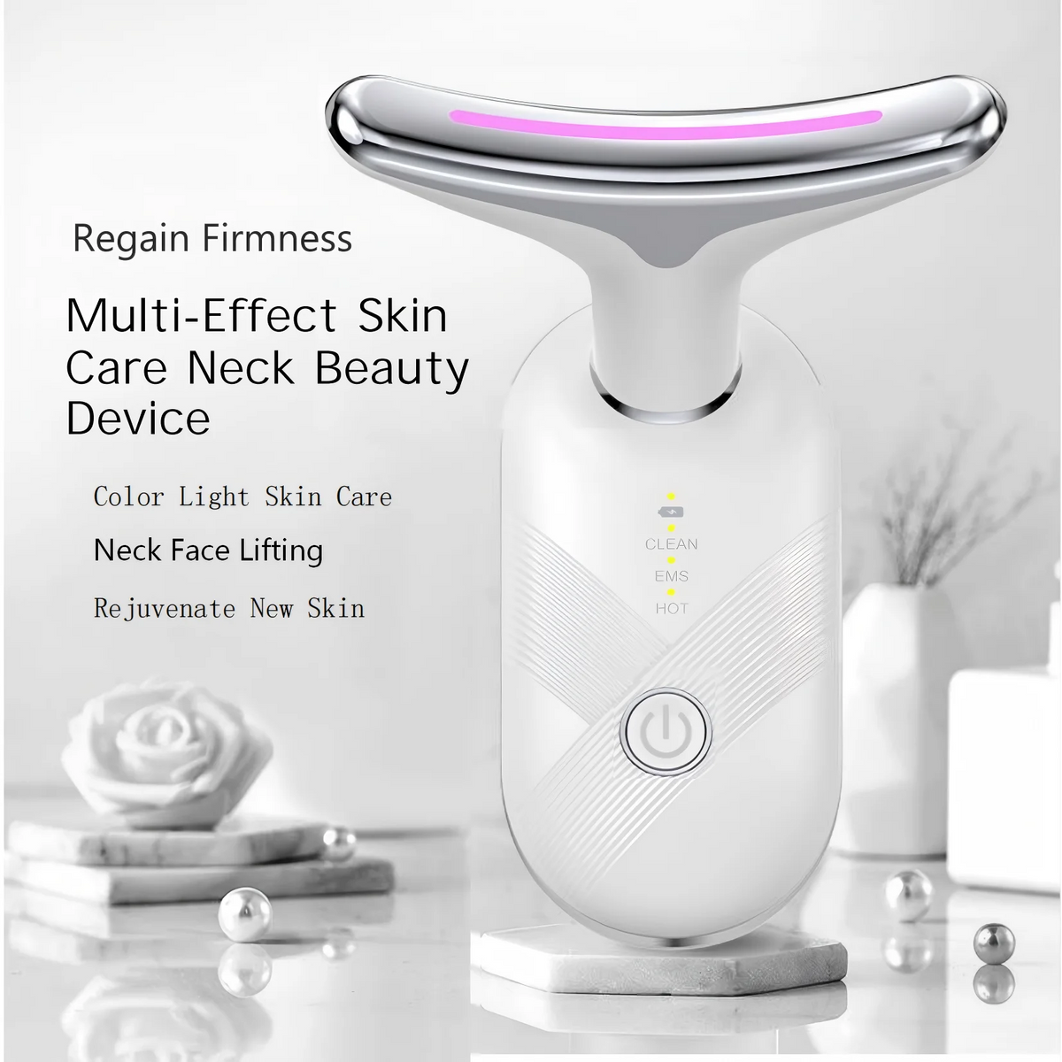 LED Red Light Facial and Neck Sculpting Massager