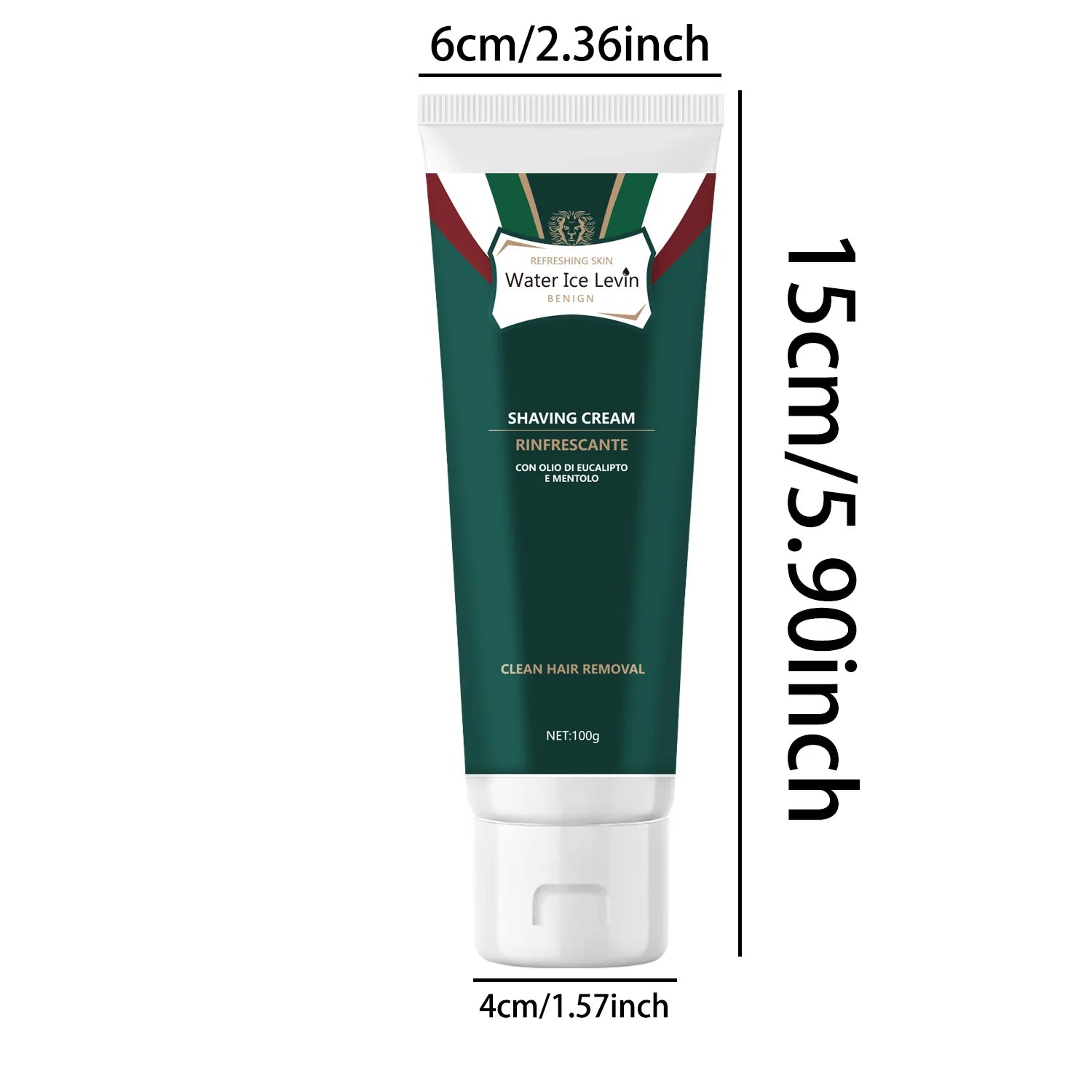 Water Ice Levin Hair Removal Cream for Men Gentle Shaving Gel - 7