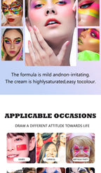Peiwen Face and Body Paint Stick Waterproof Makeup for Parties