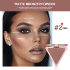 Matte Bronzing Powder for Face Contouring and Shading