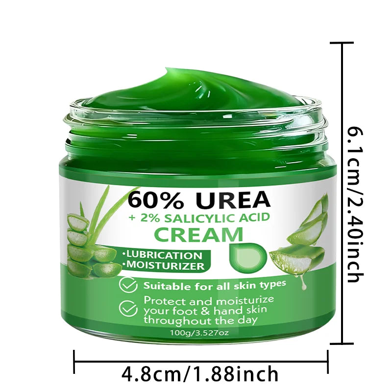 Yuitikue 60 Percent Urea Cream with Salicylic Acid Dry Skin Moisturizer