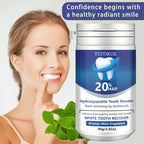 YUITIKUE 20% HAP Hydroxyapatite Toothpaste Teeth Whitening Mint Powder