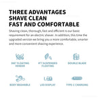 Xiaomi Mijia S500 Electric Shaver Rotary Razor Waterproof Beard Trimmer