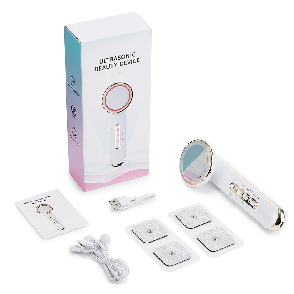 Ultrasonic EMS Body Slimming and Facial Lifting Massager - 11