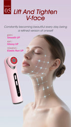 3-in-1 LED Photon Eye Facial Massager for Dark Circles and Puffiness