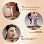 3-in-1 LED Facial Massager for Skin Tightening and Lifting