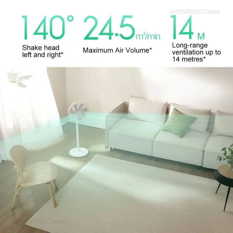 Mijia 1X Smart Standing Fan DC Frequency Conversion Electric Floor Fan - 3