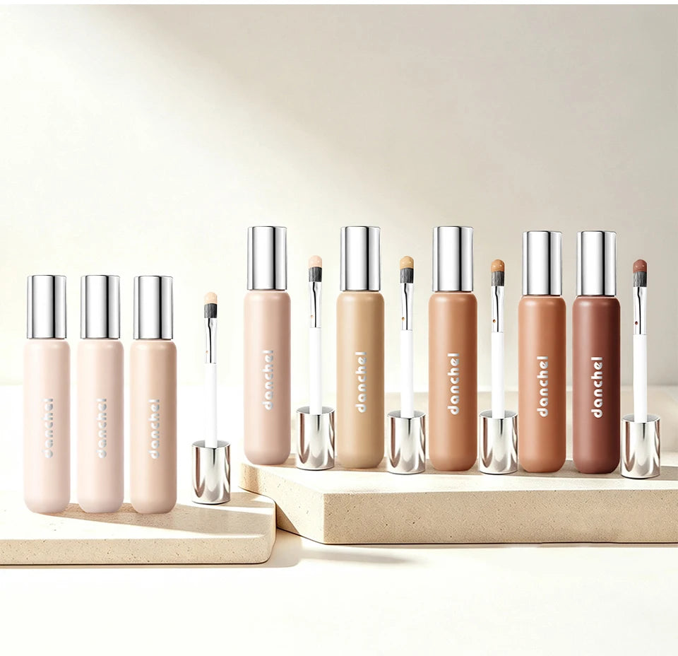 Full Coverage Waterproof Liquid Concealer for Dark Circles and Blemishes