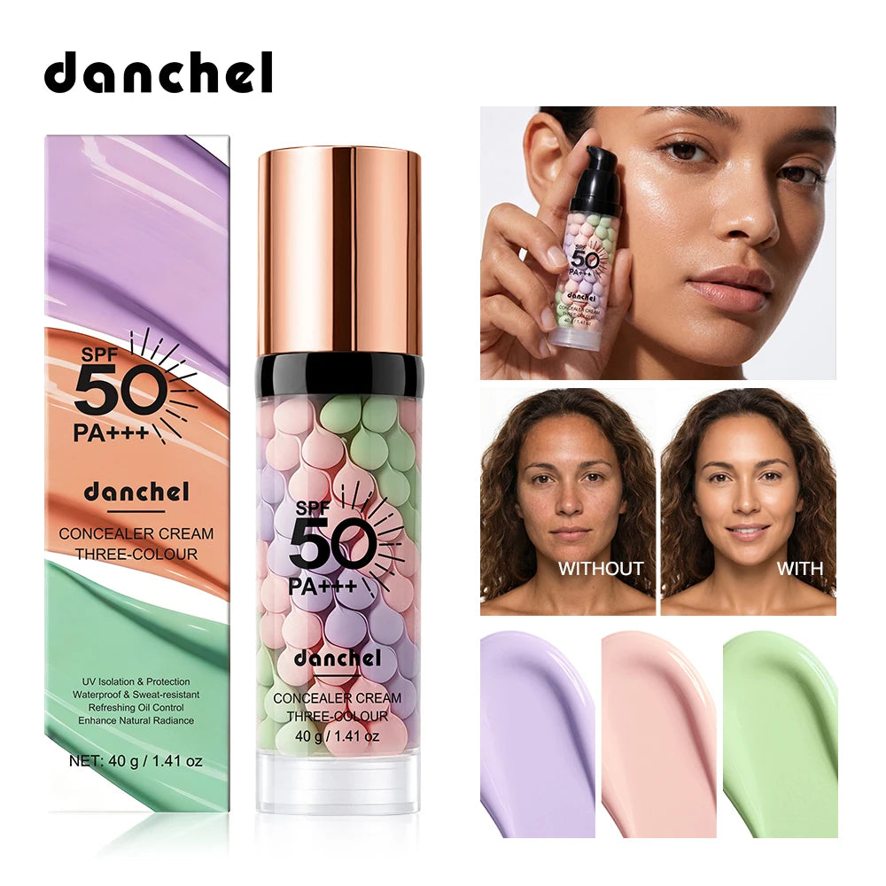 3-in-1 Color Correcting Primer and SPF 50 Sunscreen - 1
